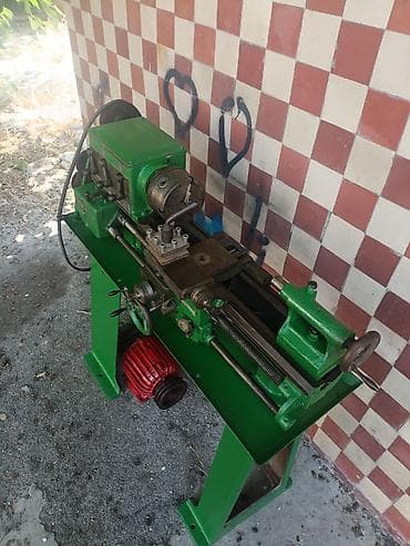 perda: Metall üçün kiçik ölçülü torna dəzgahı - Universallıq: mil, flanş — 6