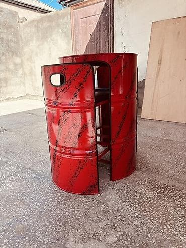 mebillər: Yumru masa, Eyvan üçün, Açılmayan, Zəmanətsiz — 1