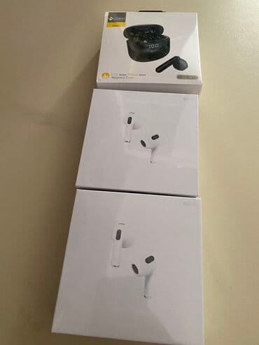 Yeni Simsiz (Bluetooth) Qulaqcıqlar, 3Q, rəng - Ağ lalafo.az -da Yeni Simsiz (Bluetooth) Qulaqcıqlar, 3Q, rəng - Ağ