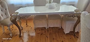 Qonaq otağı üçün, Açılmayan, Dördbucaq masa