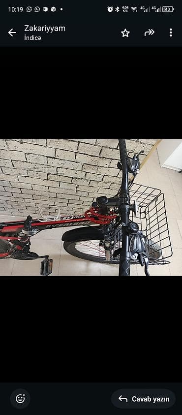 veosiped: Overlord dağ velosipedi - Rəng: qara/qırmızı detallar - Çərçivə — 3