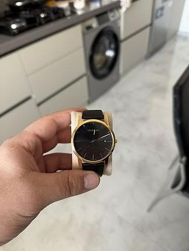 Сумки: Наручные часы, Calvin Klein, цвет - Черный — 1