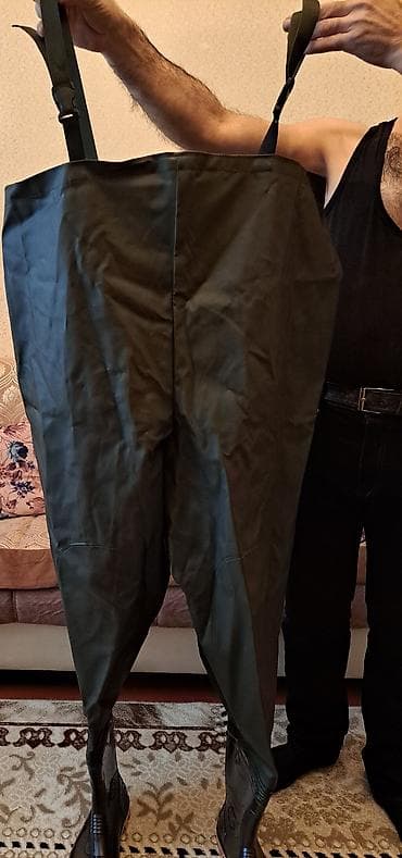 Bayram kostyumları: Balıqçı kombinezonu – dizdən yuxarı su keçirməyən gödəkçəli şalvar — 1