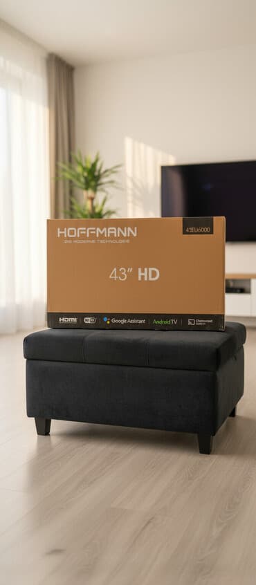 wolt əlaqə nömrəsi: Yeni Televizor Hoffmann LED ekran 43" FHD (1920x1080), Pulsuz çatdırılma, Rayonlara çatdırılma — 1