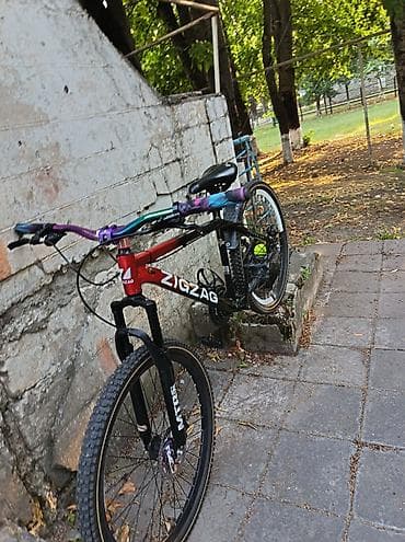 wolf bicycle: BARTER MARAĞLIDIR ZIGZAG dağ velosipedi - Alüminium gövdə — 2