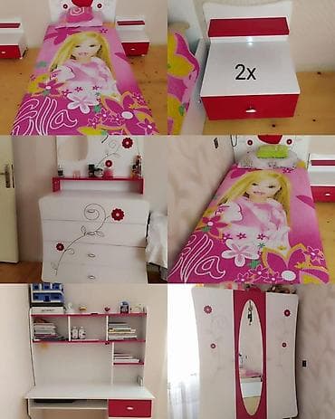 набор инструментов: Для девочки, Односпальная кровать — 7