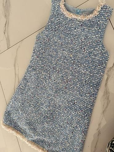 qirmizi donlar: Məhsul: Qız uşaqları üçün “ALBA BO. ” etiketli tweed don - Model — 3