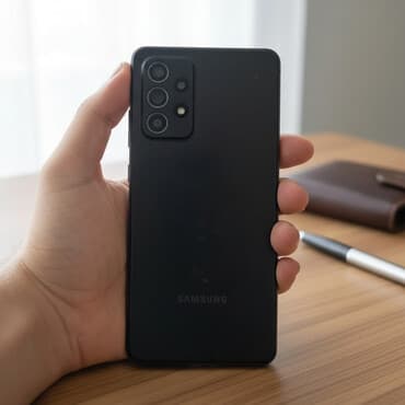 аккумулятор б у: Samsung Galaxy A52, 128 ГБ, цвет - Черный — 1