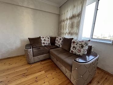 Künc divan, İşlənmiş, Açılan, Bazasız, Vеlur parça, Çatdırılma yoxdur — 2