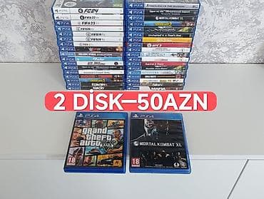 injustice: Disklər tək-tək 25azn/30azn / 3disk–50/60azn Original dualshock4—40azn — 3
