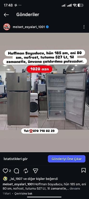 soyuducu ugur: Yeni Soyuducu Satılır — 2