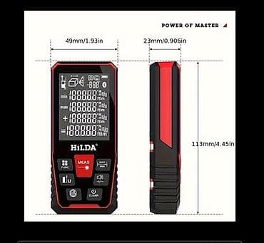 bosh lazer: HILDA 120M lazer məsafəölçən - Ölçmə məsafəsi: 120 m - Dəqiqlik və — 4
