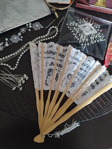 Toy paltarları və aksesuarları: Ziyafət toy gelin ücun aksesüarlar — 5