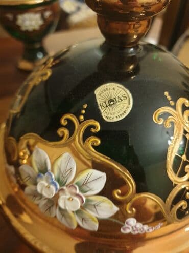 bambuk qablar: Rəng - Yaşıl, Xrustal, 2, Çexiya — 2