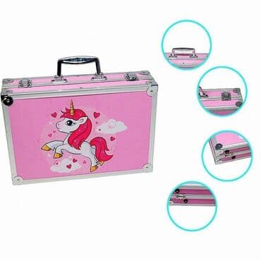 uşaqlar üçün casus dəsti: 🎨Rənkləmə rəsim seti. 🖌145 parcadan ibaretdi. 🧳diplomat rəsim dəsti — 3