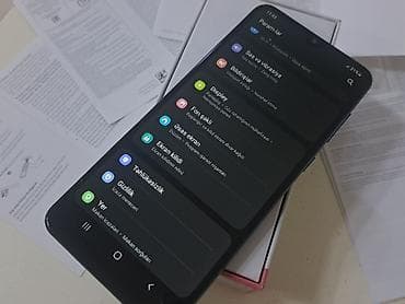 bakida kamera satisi: Samsung Galaxy A02, 32 GB, rəng - Göy, Düyməli, Sensor, Barmaq izi — 8