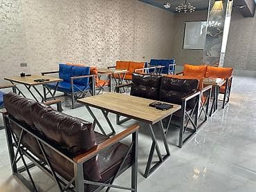 restoran masaları: Skameykalar ilə, Düz masa, 2 nəfər, Zəmanətsiz, Kredit yoxdur — 3