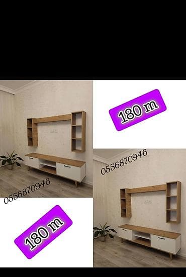 3d divar saatlari: Yeni, Düz TV altlığı, Polkalı, Laminat, Rusiya — 1