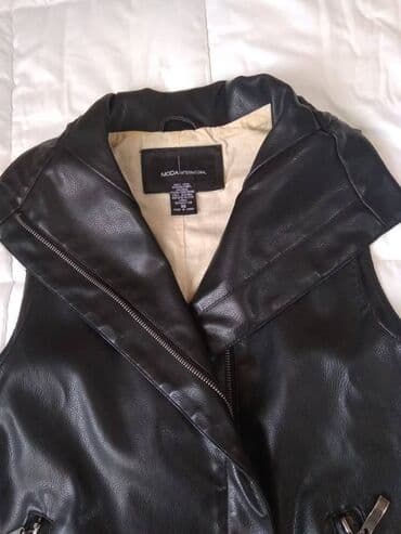 женские кожаные косухи: EKO koja, tamiz fabrika malidi, astari pambiqdi, cox az geynilib — 3