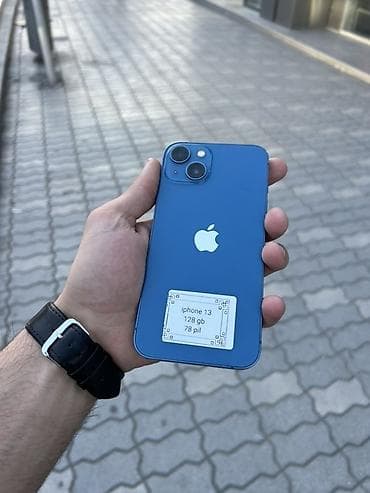 i̇phone 7 64 gb: IPhone 13, 128 GB, Mavi, Face ID — 1