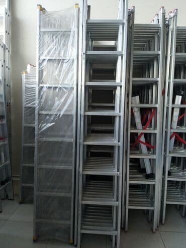 pərçim: Alüminium nərdivanlar - Material: yüngül və korroziyaya davamlı — 1