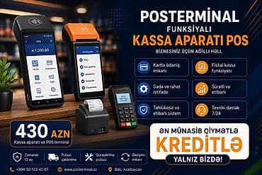 Kassa avadanlığı: POSTERMINAL funksiyalı kassa aparatı POS – biznesiniz üçün ağıllı həll — 1