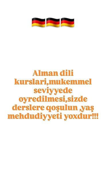 gitara kursları: Xarici dil kursu, Alman dili — 3