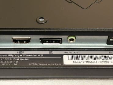 manitor maşın: Excalibur brendindən bu qara monitor 200 Hz təzələnmə tezliyi və 1 ms — 7