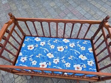 купим вашу мебель бу: Для девочки и мальчика, Четырехугольная, Колыбель, С бортиками, С матрасом, С механизмом качания — 6