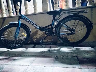 sumqayit velosiped satisi: STELS markalı qatlanan velosiped. Qara və mavi rənglərin — 6