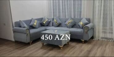 садовая мебель баку: Угловой диван, Новый, Ткань, Бесплатная доставка — 2