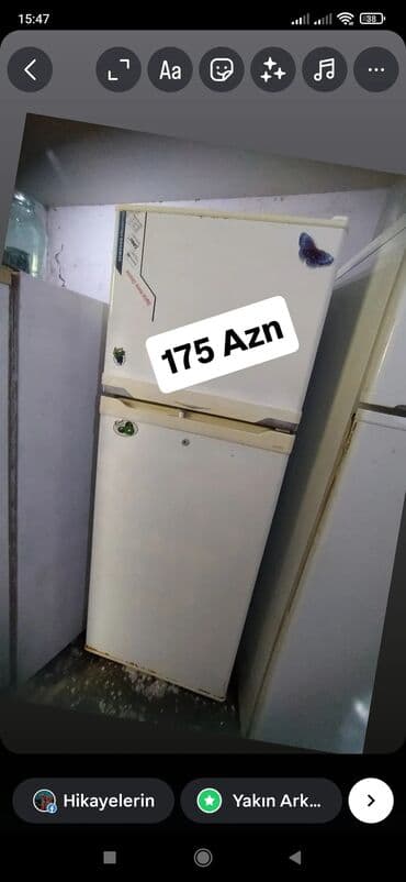 soyuducu gəncə: 2 qapılı Soyuducu Satılır, rəng - Ağ — 1