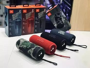 dinamik: JBL Flip 6 portativ dinamik. Müxtəlif rənglərdə təqdim olunur: qara — 4