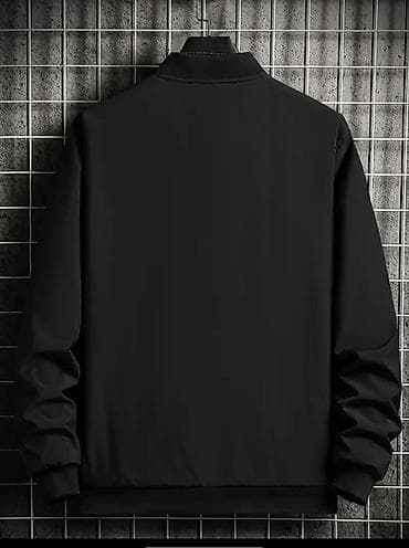 pencekler: Qara rəngdə kişi bomber üslublu yüngül gödəkçə.xl-xxl - 180-185sm - — 4