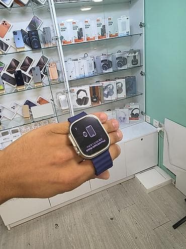Личные вещи: Apple Watch Ultra üslubunda ağıllı saat - Korpus: titan rəngli — 5