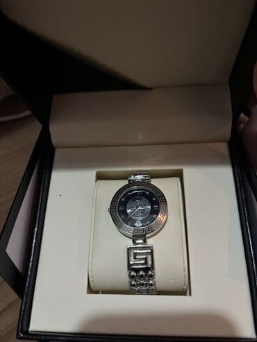 karopka qutu: Yeni, Qol saatı, Versace, rəng - Gümüşü — 2