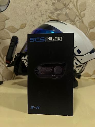 SCS S11 Bluetooth motosiklet interkomu + 2K kamera – Az istifadə — 2