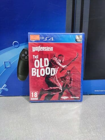 rol ps: Playstation 4 üçün wolfenstein the old blood oyun diski. Tam yeni — 1