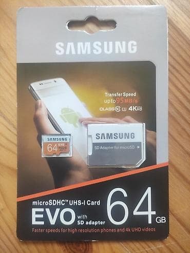 aksiyon kamera: Məhsul: Orijinal Samsung və SanDisk microSD kartlar (təze) Model və — 4