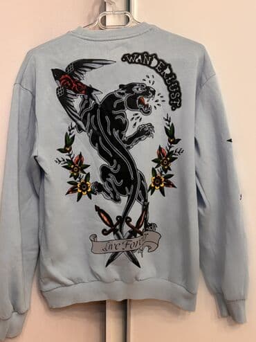 Köynəklər: Svitşot, Bershka, S, rəng - Göy — 2