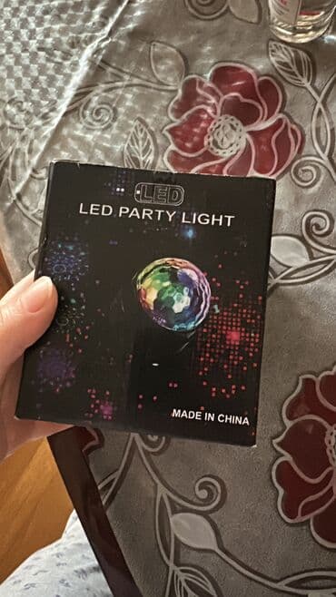 Товары для праздников: LED Party Light – rəngli disko işığı - LED texnologiyalı mini disko — 1