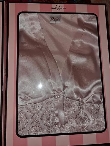 Gecəliklər: MatildaSecret qadın gecə dəsti – Art. 71 - Rəng: açıq pudra/şampan — 3