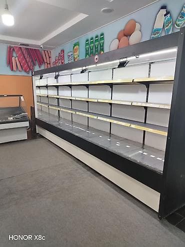 Mağaza vitrini üçün metal supermarket rəf sistemi - Tip: ikitərəfli — 5