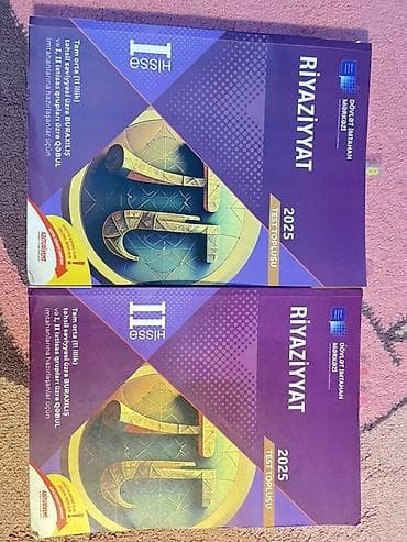 “Riyaziyyat 2025 – Test Toplusu” (DİM) – I və II hissə - Nəşriyyat lalafo.az -da “Riyaziyyat 2025 – Test Toplusu” (DİM) – I və II hissə - Nəşriyyat