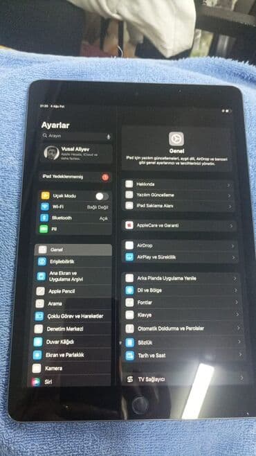 islenmis plansetler qiymeti: IPad planşet, tünd boz rəngdə, ən son proqram təminatı yeniləmələri — 1