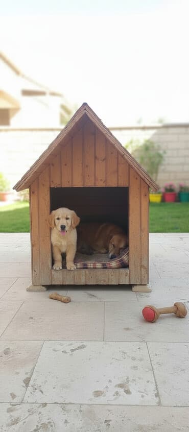 Taxta it evi - Material: Təbii taxta lövhələr, ikiqat maili dam lalafo.az -da Taxta it evi - Material: Təbii taxta lövhələr, ikiqat maili dam