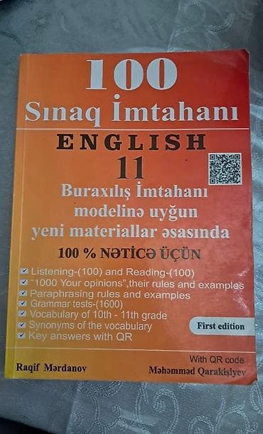İdman və hobbi: “100 Sınaq İmtahanı – English 11” hazırlıq kitabı – 11-ci sinif — 1