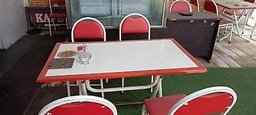 stuldan: Stullar ilə, Düz masa, 2 nəfər — 7