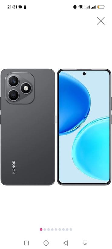 Honor X8b, 256 GB, rəng - Boz, Barmaq izi