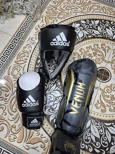 bas gitara: Boks/MMA üçün qoruyucu dəst - Adidas başlıq: tam üz qorunması — 1